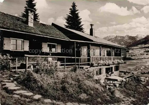 AK / Ansichtskarte Sigishofen Ofterschwang Sonthofen Bayern Berghuette im Hoernergebiet Bayerische Alpen