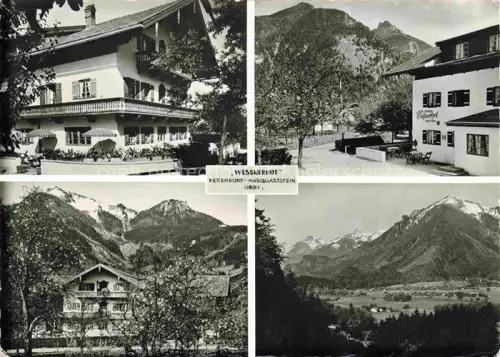 AK / Ansichtskarte Pettendorf Marquartstein Bayern Pension Kaffee Wessnerhof Panorama Alpen