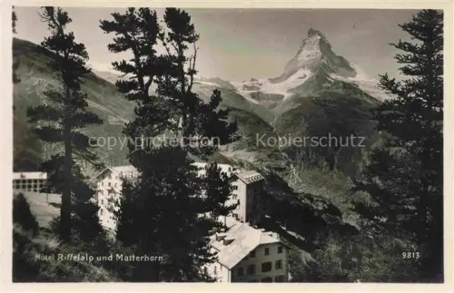 AK / Ansichtskarte Riffelalp 2928m Riffelhorn Zermatt VS Matterhorn 