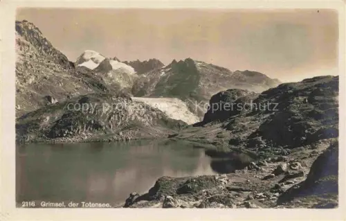 AK / Ansichtskarte Grimsel Hospiz Totensee