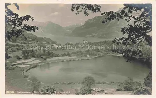 AK / Ansichtskarte Faulensee Bad Thunersee Niedersimmental BE Ringgenberg Brienzersee 