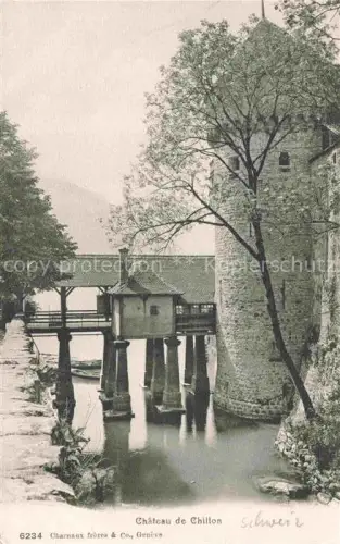 AK / Ansichtskarte CHILLON Chateau de Montreux VD Schweiz 