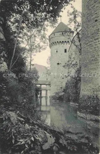 AK / Ansichtskarte CHILLON Chateau de Montreux VD Tours se defence 