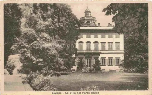 AK / Ansichtskarte LUGANO Lago di Lugano TI La Villa nel Parco Civico