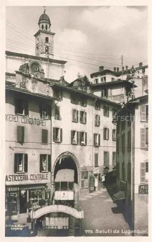 AK / Ansichtskarte LUGANO Lago di Lugano TI Funicolare Station 