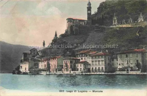 AK / Ansichtskarte Lago di LUGANO TI Morcote 