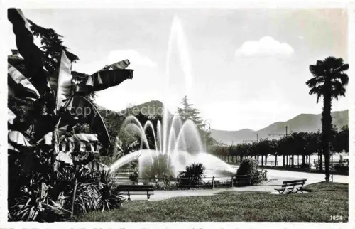 AK / Ansichtskarte LUGANO Lago di Lugano TI Giardini pubblici 