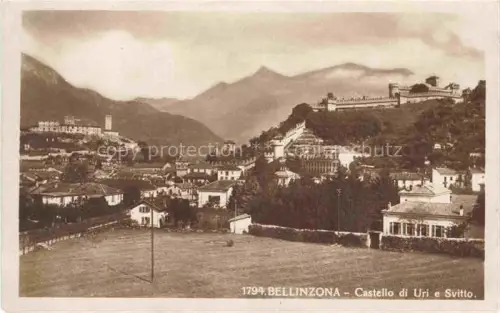 AK / Ansichtskarte BELLINZONA TI Castello di Uri e Svitto 