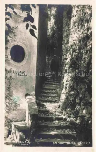 AK / Ansichtskarte Gandria Lago di Lugano Viottolo