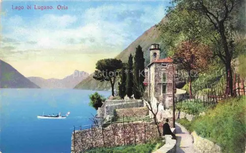 AK / Ansichtskarte Oria  Lago di Lugano TI Schweiz