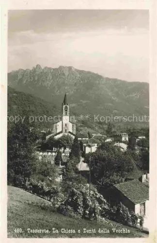 AK / Ansichtskarte Tesserete LUGANO TI La chiessa Denti della Vecchia