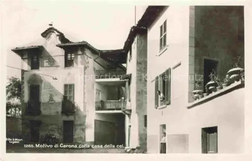 AK / Ansichtskarte Charona Carona colla casa della cel