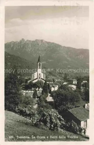 AK / Ansichtskarte Tesserete LUGANO TI La Chiesa e Denti della Vecchia