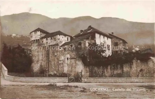 AK / Ansichtskarte LOCARNO Lago Maggiore TI Castello del Visconti