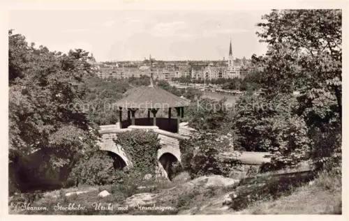 AK / Ansichtskarte Skansen Stockholm Sweden Utsikt mot Strandvaegen