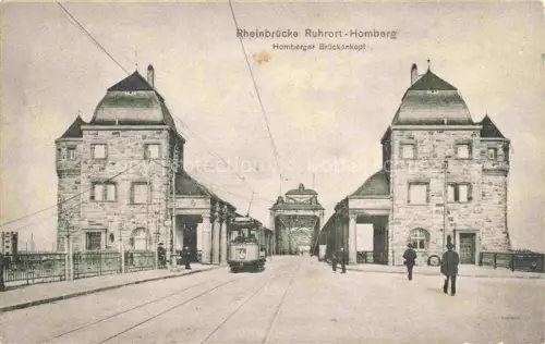 AK / Ansichtskarte Homberg DUISBURG Niederrhein Rheinbruecke Homberger Brueckenkopf
