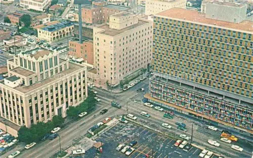 AK / Ansichtskarte HOUSTON  Texas USA Memorial Hospital and Professional Building aerial view
