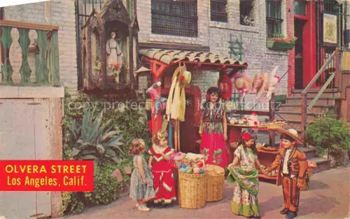 AK / Ansichtskarte LOS ANGELES California USA Olvera Street