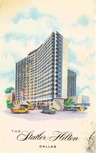 AK / Ansichtskarte DALLAS  Texas USA Statler Hilton Hotel Illustration