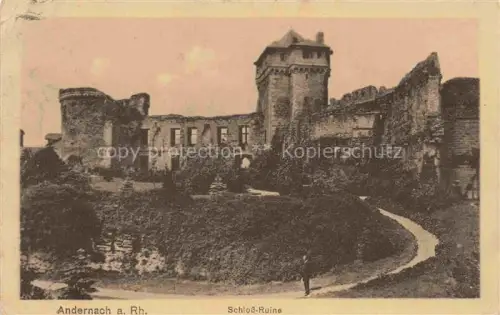AK / Ansichtskarte Andernach Rhein Rheinland-Pfalz Schlossruine