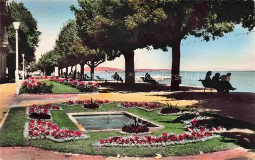 AK / Ansichtskarte Neuchatel NE Quai Osterwald Promenade am See