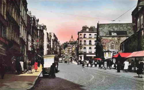 AK / Ansichtskarte BOULOGNE -SUR-MER 62 Pas-de-Calais Grande Rue Jour de Marché Place Dalton