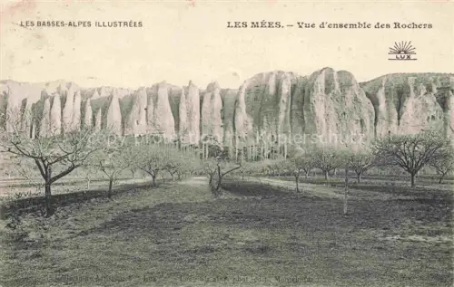 AK / Ansichtskarte Les Mees DIGNE 04 Alpes-de-Haute-Provence Vue d'ensemble des rochers