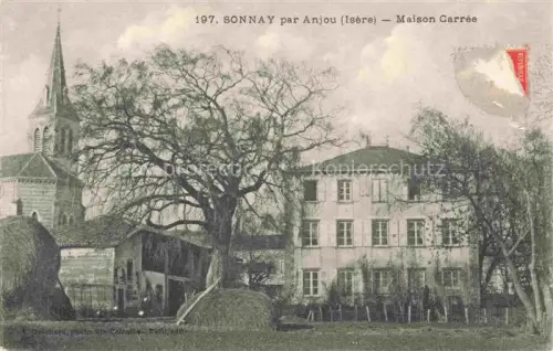 AK / Ansichtskarte Sonnay VIENNE 38 Isere Maison Carrée Eglise