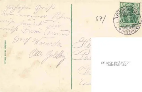 AK / Ansichtskarte St Goar Rhein Panorama Blick ueber den Rhein Ruine Rheinfels