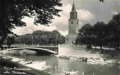 AK / Ansichtskarte Turun Linna Suomi Domkyrka
