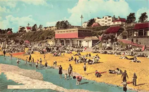 AK / Ansichtskarte Clacton-on-Sea Colchester Essex UK West Beach