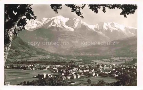 AK / Ansichtskarte Sallanches Bonneville 74 Haute-Savoie Panorama Blick gegen Mont Blanc