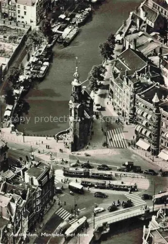 AK / Ansichtskarte Amsterdam  NL Muntplein met toren Muenzturm