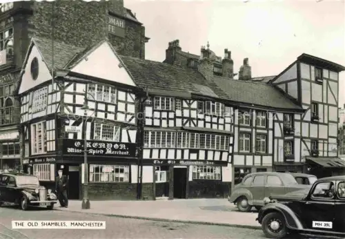 AK / Ansichtskarte MANCHESTER  UK The Old Shambles Fachwerkhaeuser