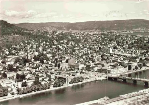 AK / Ansichtskarte Drammen Buskerud Norge Fliegeraufnahme