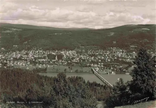 AK / Ansichtskarte Lillehammer Norge Panorama