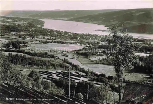 AK / Ansichtskarte Lillehammer Norge Panorama fra Norsaeterveien