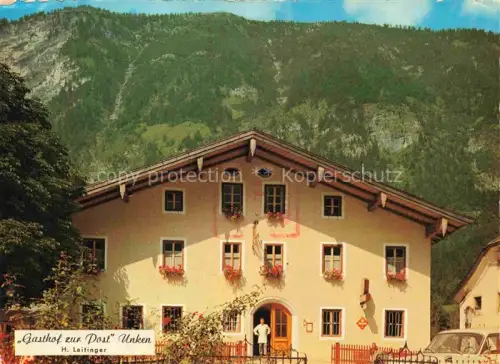 AK / Ansichtskarte Unken LOFER Pinzgau-Pongau Salzburg AT Gasthof zur Post