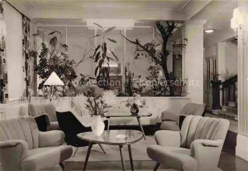 AK / Ansichtskarte BAD HARZBURG Niedersachsen Kurhotel Juliushall Empfangshalle