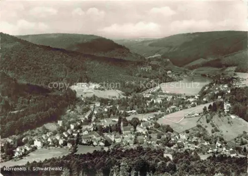 AK / Ansichtskarte Herrenalb BAD HERRENALB BW Fliegeraufnahme