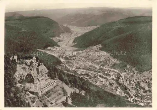 AK / Ansichtskarte BAD WILDBAD  Schwarzwald BW Sommerberghotel Fliegeraufnahme