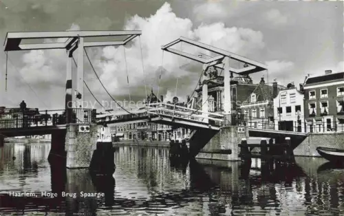 AK / Ansichtskarte HAARLEM NL Hoge Brug Spaarne