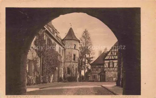 AK / Ansichtskarte Bebenhausen Tuebingen BW Schlosshof 