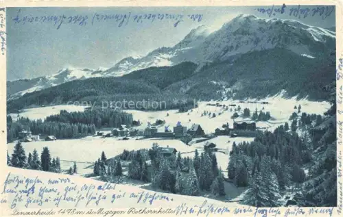 AK / Ansichtskarte Rothorn 2865m Lenzerheide GR Kette 