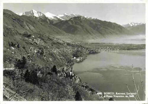 AK / Ansichtskarte Ronco Ascona Locarno Lago Maggiore TI Pizzo Vogorno