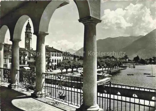 AK / Ansichtskarte Ascona Lago Maggiore TI Piazza 
