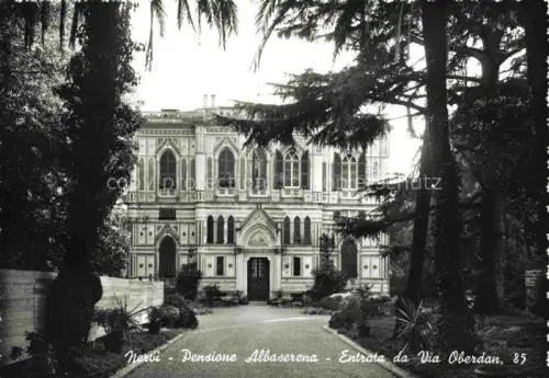 AK / Ansichtskarte Nervi GENOVA Genua Liguria IT Pensione Albaserena 