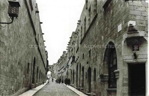 AK / Ansichtskarte Rhodes  RHODOS Greece Strasse