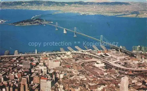 AK / Ansichtskarte Oakland California USA San Francisco Bay Bridge