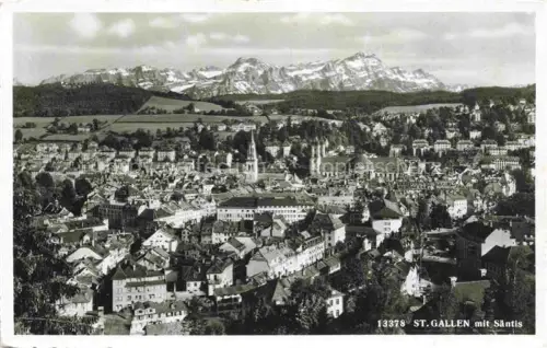 AK / Ansichtskarte St Gallen SANKT GALLEN SG Saentis Panorama